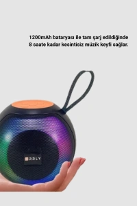 Bluetooth 5.0 Hoparlör – RGB Işıklı, Güçlü Bas ve 360° Surround Ses
