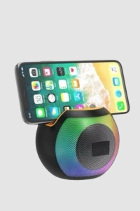 Bluetooth 5.0 Hoparlör – RGB Işıklı, Güçlü Bas ve 360° Surround Ses