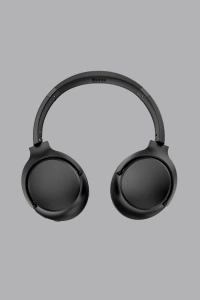 Bluetooth 5.0 Siyah Kablosuz Kulaklık 18 Saat Batarya Katlanabilir Tasarım