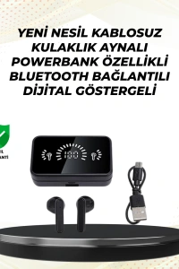 Bluetooth 5.1 Destekli  bluetooth kulaklık – ANC ve Stereo Sesli