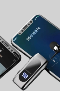 Bluetooth 5.2 Klipsli Kablosuz Kulaklık – Dijital Ekran & Titreşimli Uyarı