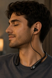 Bluetooth 5.3 Boyun Askılı Kulaklık Düşük Gecikmeli Manyetik Tasarım