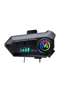 Bluetooth 5.3 Kask İçi Intercom Kulaklık 1000 m Mesafe 1000 mAh