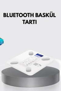 Bluetooth Akıllı Tartı – 8 Fonksiyonlu Dijital Baskül, 180 kg Kapasiteli