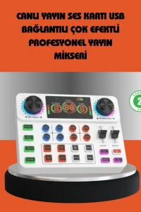 Bluetooth Bağlantılı Karaoke ve Yayın Ses Kontrol Ünitesi