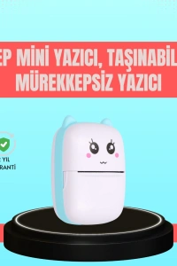 Bluetooth Bağlantılı Mini Termal Yazıcı Öğrenci ve Ofis İçin