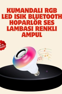 Bluetooth Bağlantılı RGB LED Ampul – Şık ve Fonksiyonel