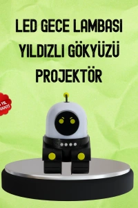 Bluetooth Bağlantılı Yüksek Çözünürlüklü Galaksi Projektör