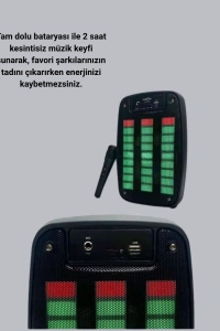 Bluetooth Hoparlör – Kablosuz Bağlantı, 2 Saat Müzik Süresi