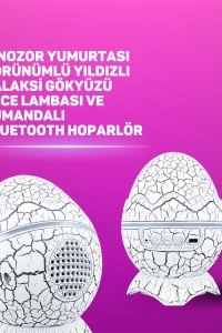 Bluetooth Hoparlör Özellikli 7 Renkli Gece Aydınlatması