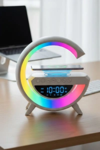 Bluetooth Hoparlör RGB Aydınlatmalı USB TF Kart FM Özellikli