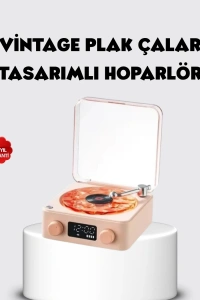 Bluetooth Hoparlörlü Gece Lambası Dijital Saatli Şeffaf Su Dalgası Işıklı Dekoratif