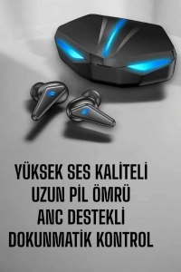 Bluetooth  Kulaklığı Led Işıklı Kablosuz ANC Özelliği