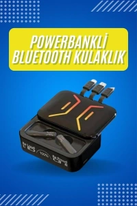 Bluetooth Kulaklık Dahili Powerbank Kablolu Düşük Gecikmeli Bluetooth 5.2