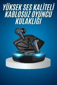 Bluetooth Kulaklık Kulaklığı RGB Işıklı Oyunlarda Düşük Gecikme