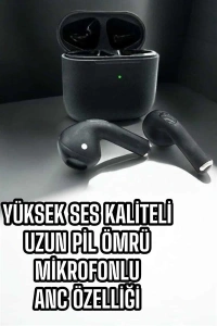 Bluetooth Kulaklık Yeni Nesil Pro Sensörlü Mikrofon Çağrı Cevaplama