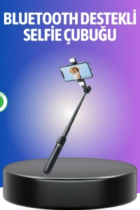 Bluetooth Selfie Çubuğu – Uzaktan Kumandalı