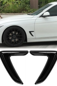 BMW Tip Çamurluk Havalandırma Venti Kısa Parlak Siyah NKT98
