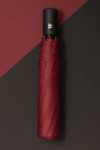 Bordo Kılıflı Otomatik Kompakt Şemsiye