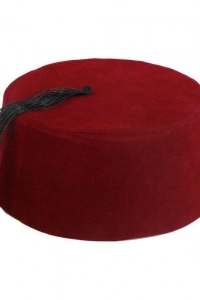 Bordo Renk Osmanlı Fesi 4 No 4 Yaş Çocuk