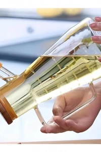 Borosilikat Cam 900 ml. Yağdanlık