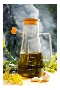 Borosilikat Cam 900 ml. Yağdanlık