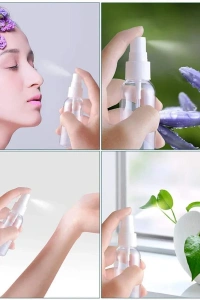 Boş Sprey Şişesi - Plastik - 50 ml - Şeffaf