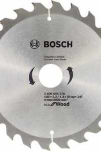 Bosch Eco Daire Testere 190X30 24 Diş