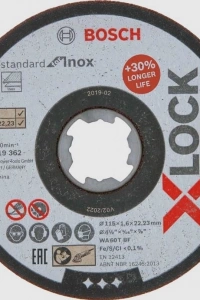 Bosch Xlock İnox Kesici 115X1X22,23 mm