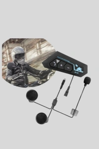 BT22 Kablosuz Kask Kulaklığı – Bluetooth 5.0, Intercom, Su Geçirmez ve Uzun Ömürlü Batarya