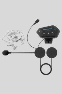 BT22 Kablosuz Kask Kulaklığı – Bluetooth 5.0, Intercom, Su Geçirmez ve Uzun Ömürlü Batarya