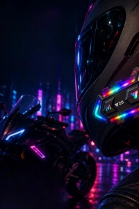 BT5.3 Motosiklet Kask İletişim Sistemi Çift Telefon Destekli