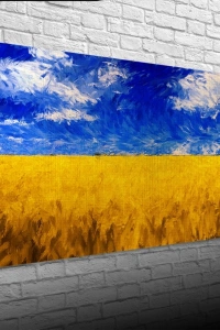 Buğday Tarlası ve Mavi Gökyüzü Kanvas Tablo 60 x 120