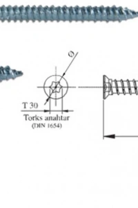 Buldex Vida 7,5X150 Dubelsiz Vida 15 cm 10 Adet