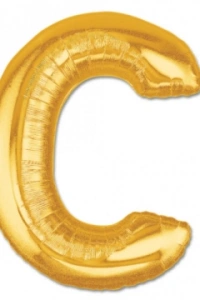 C Harf Folyo Balon Altın Renk  40 inç