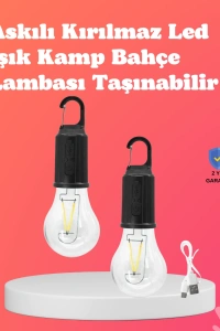 C Tipi Şarjlı Asılabilir Kamp Feneri