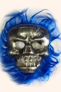 Cadılar Bayramı Maskesi Lacivert