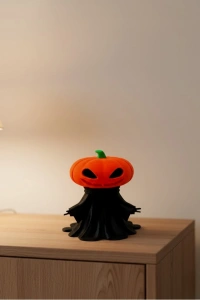 Cadılar Bayramı Temalı Balkabağı Figür 9cm Dekor Objesi