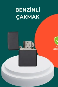 Çakmak Parlak Siyah Doldurulabilir Hedyelik Eşya