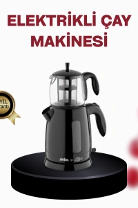 Cam Demlikli 20 Bardak Kapasiteli Elektrikli Çaycı