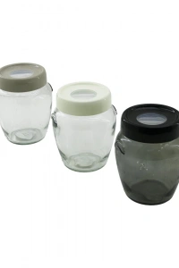Cam Kavanoz - 580 ml - Şeffaf