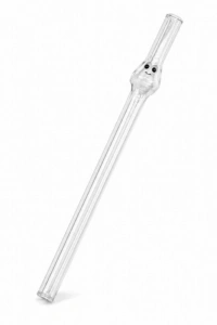Cam Pipet - Yüz Figürlü Tasarım - 20 cm
