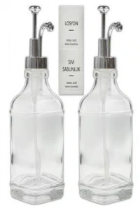 Cam Sıvı Sabunluk Losyonluk Krom