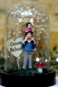 Canım Babam Kız Çocuğu Fanus Teraryum