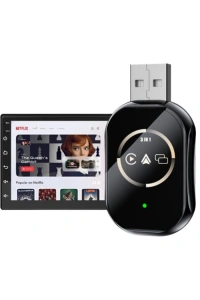 CarPlay Destekli Araçlar İçin Kablosuz Android Auto Dönüştürücü