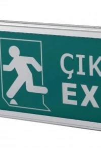 Cata 9167 Ledli Aşağı Ok Exit Çıkış Armatürü 3 Saat Akülü