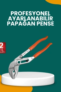 Çelik Alaşımlı Ayarlı Papağan Pense Yalıtımlı Sap