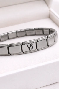 Çelik Nomination Bileklik Oğlak Burcu | Paslanmaz Çelik Burç Bilekliği | Şık ve Dayanıklı Takı