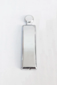 Cemax İ Harfi  3,75 cm Krom Yapışkanlı