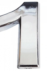 Cemax Krom Yapışkanlı 1 Rakamı 5 cm